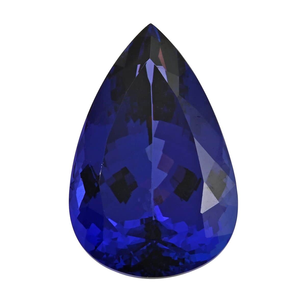 Certified and Appraised AAAA Tanzanite (Pear Free Size) 29.47 ctw image number 0