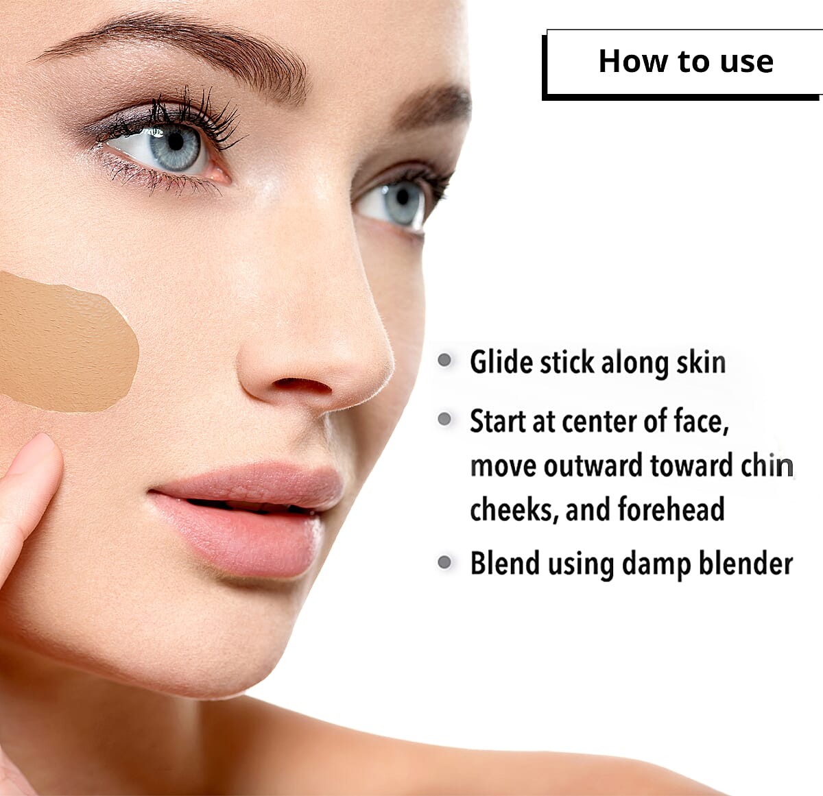 Bellapierre Foundation Stick For All Skin Types, Long-Lasting & Non-Toxic, Cruelty Paraben And Sulfate Free Matte Finish Foundation Stick -Deep 0.95 Oz (Ships in 8-10 Business Days) image number 3