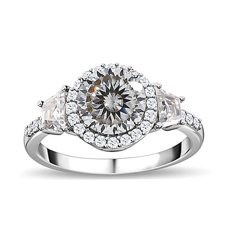 5 / Moissanite / 925 Silver - Product card gallery slide 1 (10177277559097)