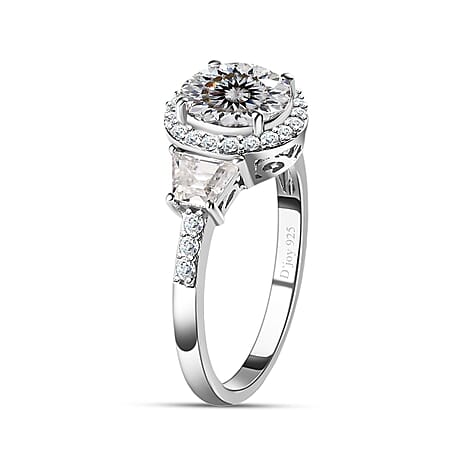 5 / Moissanite / 925 Silver - Product card gallery slide 4 (10177277559097)