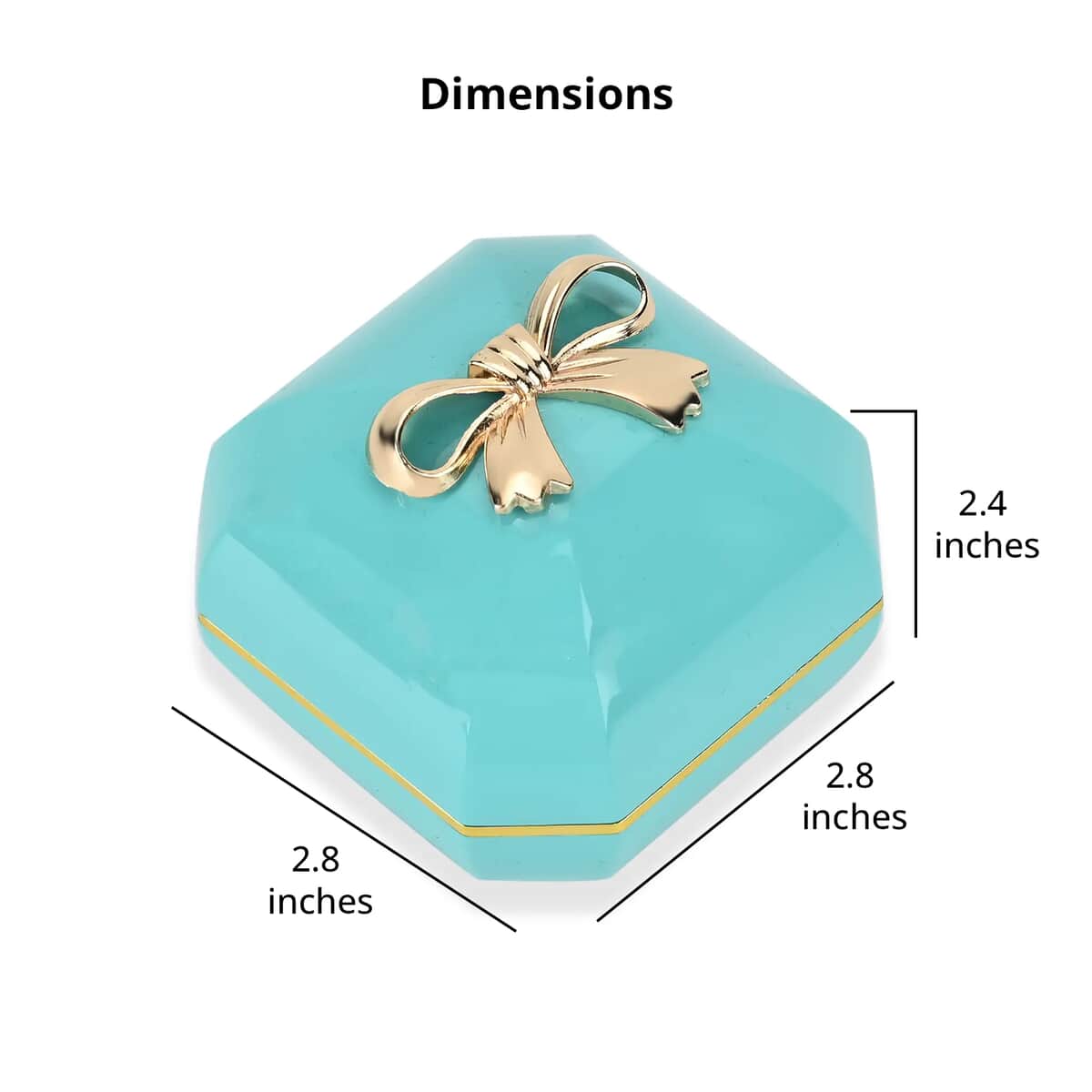 Blue Solid Luxurious Polished Necklace and Pendant's Jewelry Box with Led Light, Anti Tarnish Jewelry Box, Jewelry Storage Case, Pendant Necklace Storage Box image number 6