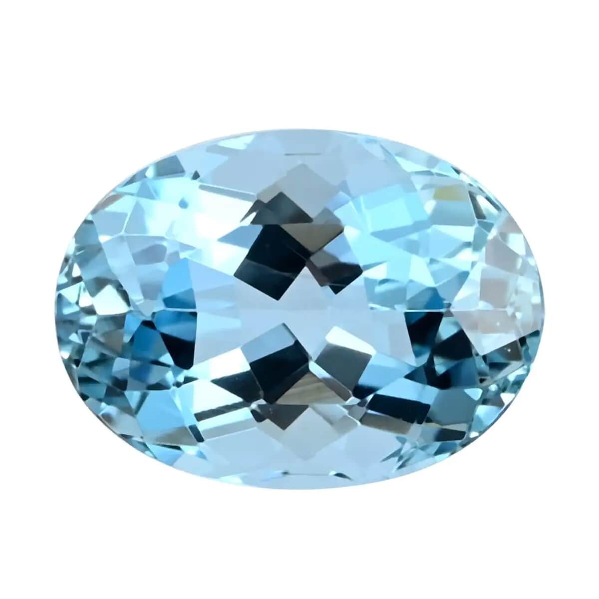 Certified & Appraised AAAA Santa Maria Aquamarine (Ovl Free Size) 4.25 ctw, Loose Gemstones for Jewelry, Oval Cut Aquamarine, Loose Aquamarine Gemstone image number 0