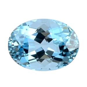 Certified & Appraised AAAA Santa Maria Aquamarine (Ovl Free Size) 4.25 ctw, Loose Gemstones for Jewelry, Oval Cut Aquamarine, Loose Aquamarine Gemstone