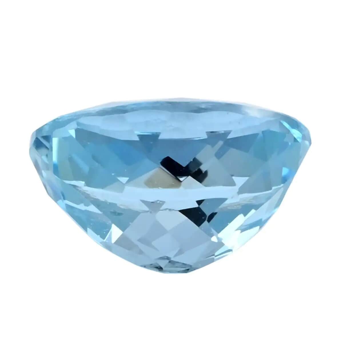 Certified & Appraised AAAA Santa Maria Aquamarine (Ovl Free Size) 4.25 ctw, Loose Gemstones for Jewelry, Oval Cut Aquamarine, Loose Aquamarine Gemstone image number 4