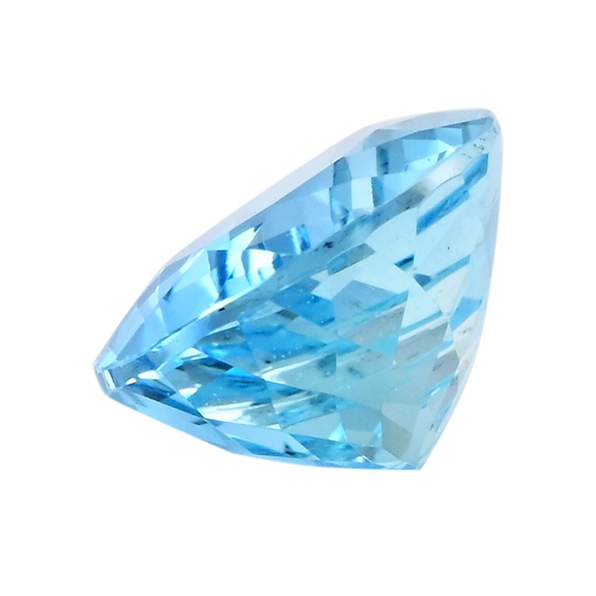 Certified and Appraised AAAA Santa Maria Aquamarine (Pear Free Size) 4.00 ctw image number 1