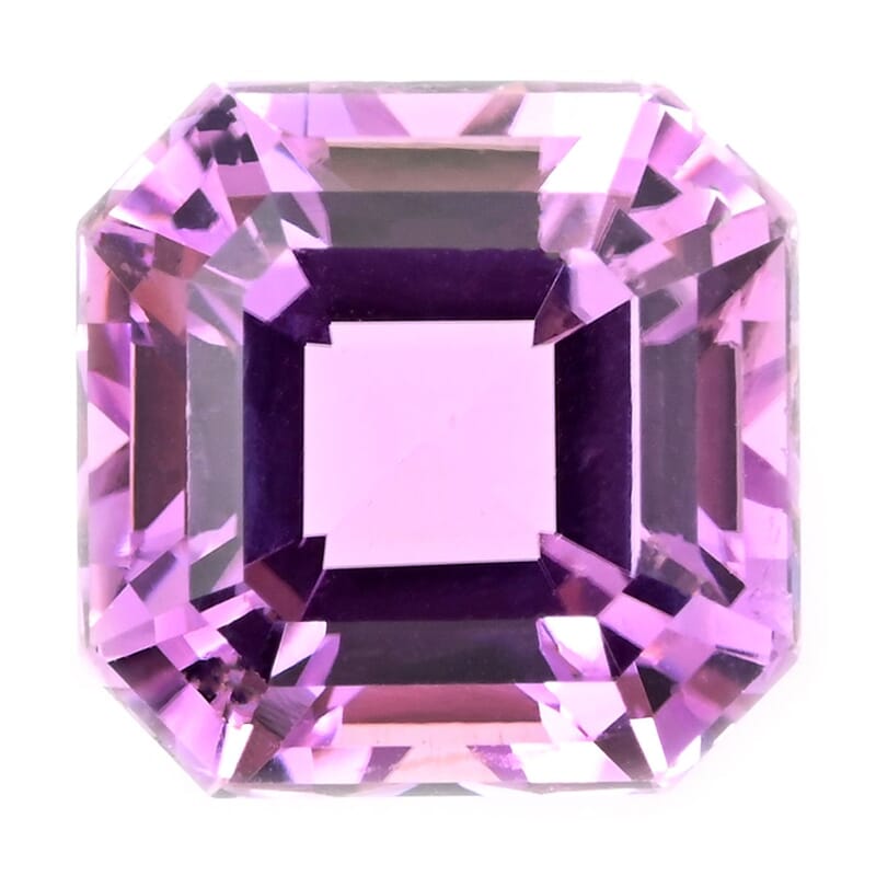 Certified & Appraised AAAA Asscher Cut Patroke Kunzite (Sqr Free Size) 10.00 ctw