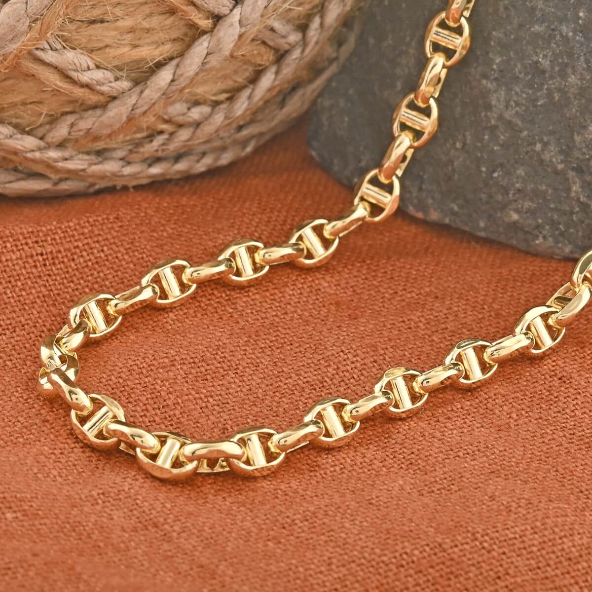 14K Yellow Gold Polished 4.15mm Filk Chain Necklace 22 Inches 8.90 Grams image number 1