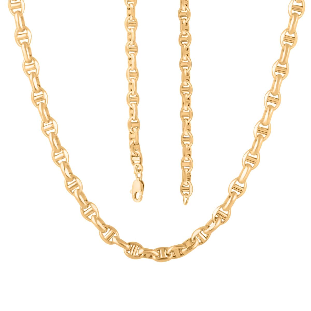 14K Yellow Gold Polished 4.15mm Filk Chain Necklace 22 Inches 8.90 Grams image number 3