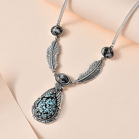 18 / Blue Moon Turquoise / 925 Silver - Product card gallery slide 2 (10177280180537)