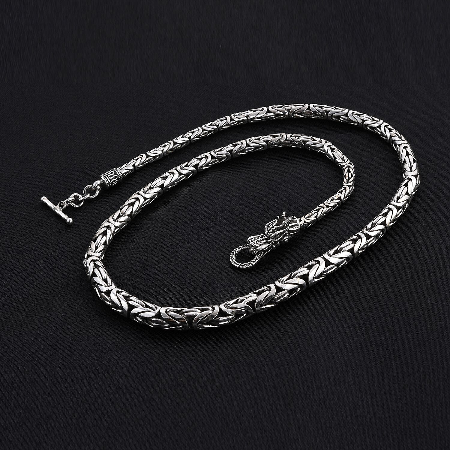 Bali Legacy Sterling Silver Borobudur Necklace 18 Inches 76.20 Grams