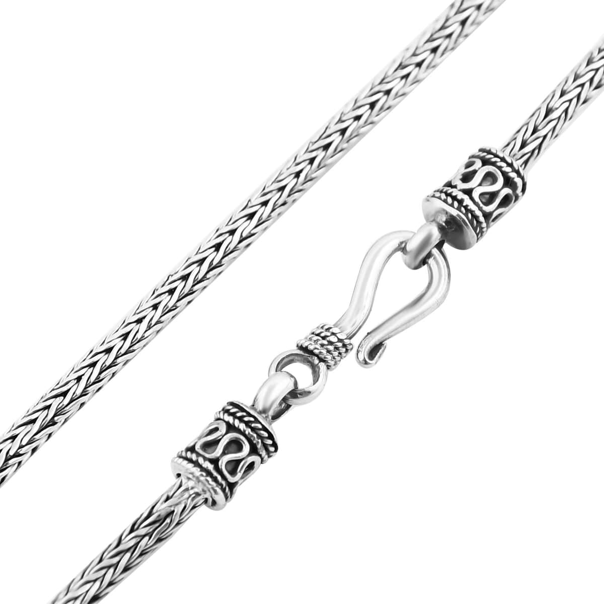 Doorbuster Bali Legacy Tulang Naga Necklace in Sterling Silver 19 Grams 24 Inches image number 3