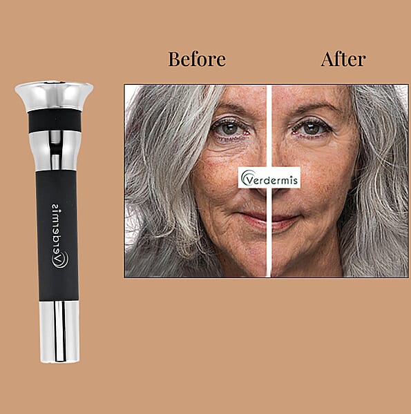 Verdermis Rejuvenator LED Beauty Wand & Lifting Collagen Serum System with BONUS Refill Collagen Serum