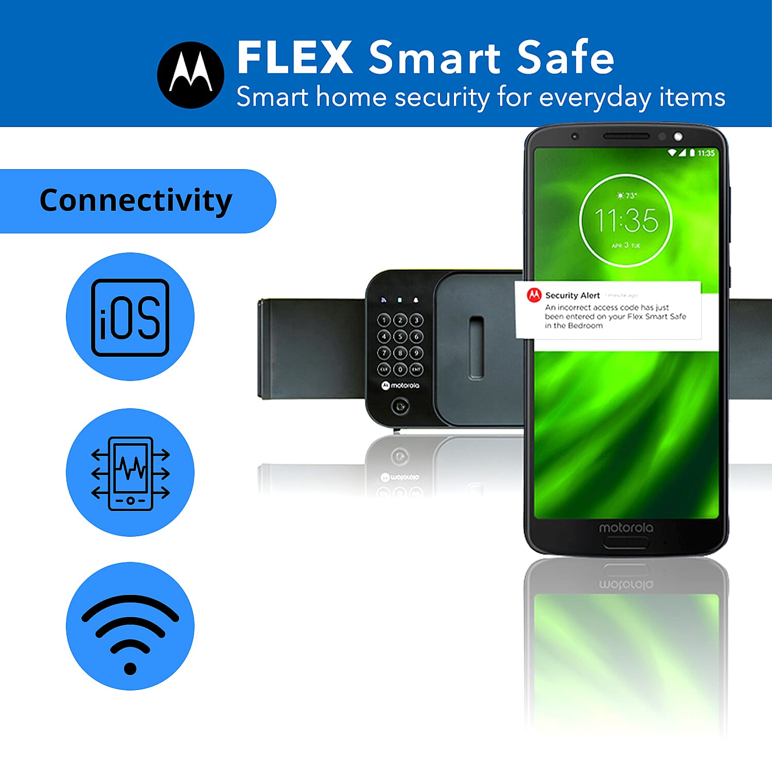 Closeout Motorola Flex Smart Safe - Black