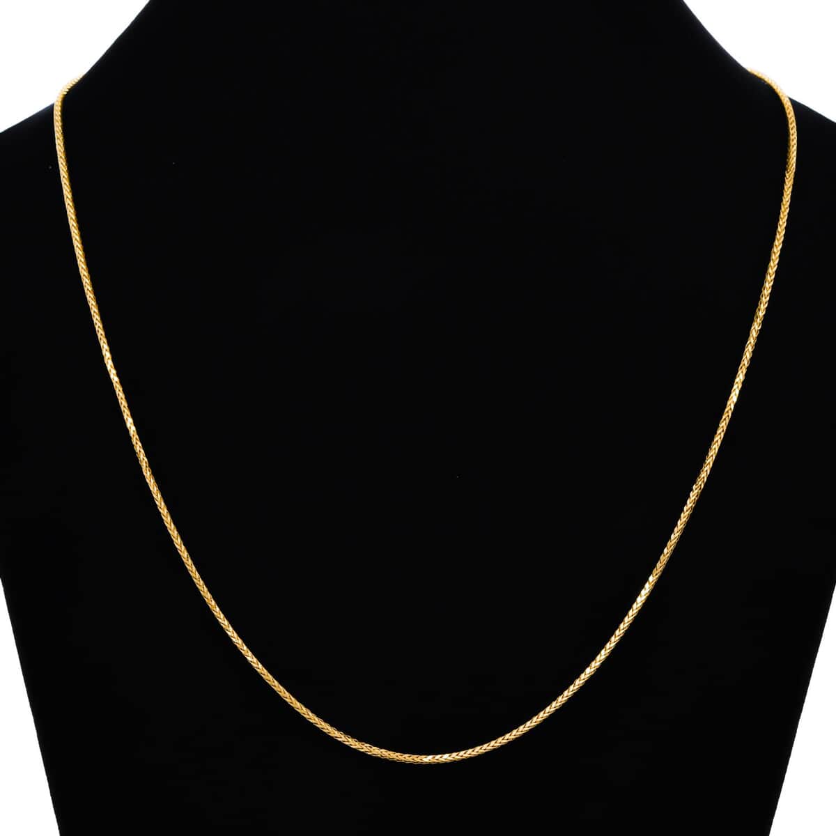 22K Yellow Gold Foxtail Necklace 20 Inches 19.65 Grams image number 2