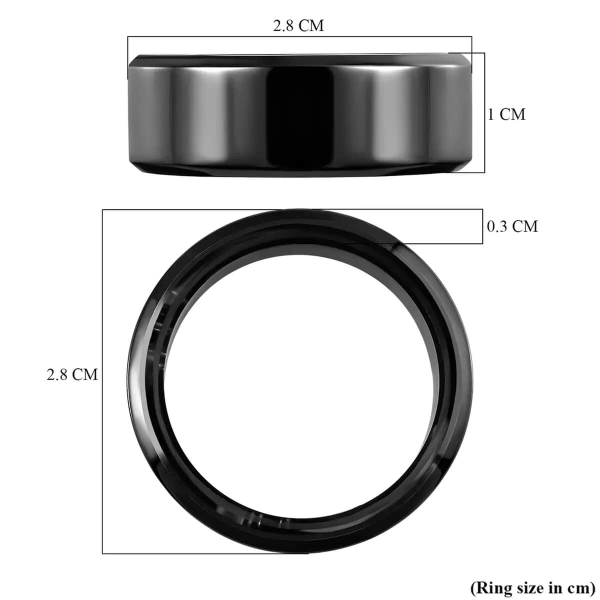 Soulsmart Multifunctional Health Tracker Smart Ring (Size 10.0) in ION Plated Black Stainless Steel (Compatible with Android 5.0+ & Apple IOS 10.0+ Systems) (Del. in 10-15 Days) image number 7