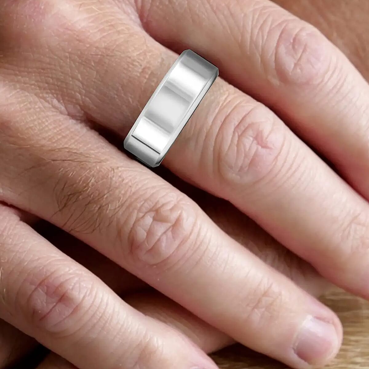 Soulsmart Multifunctional Health Tracker Smart Ring (Size 11.0) in Stainless Steel (Compatible with Android 5.0+ & Apple IOS 10.0+ Systems) image number 8