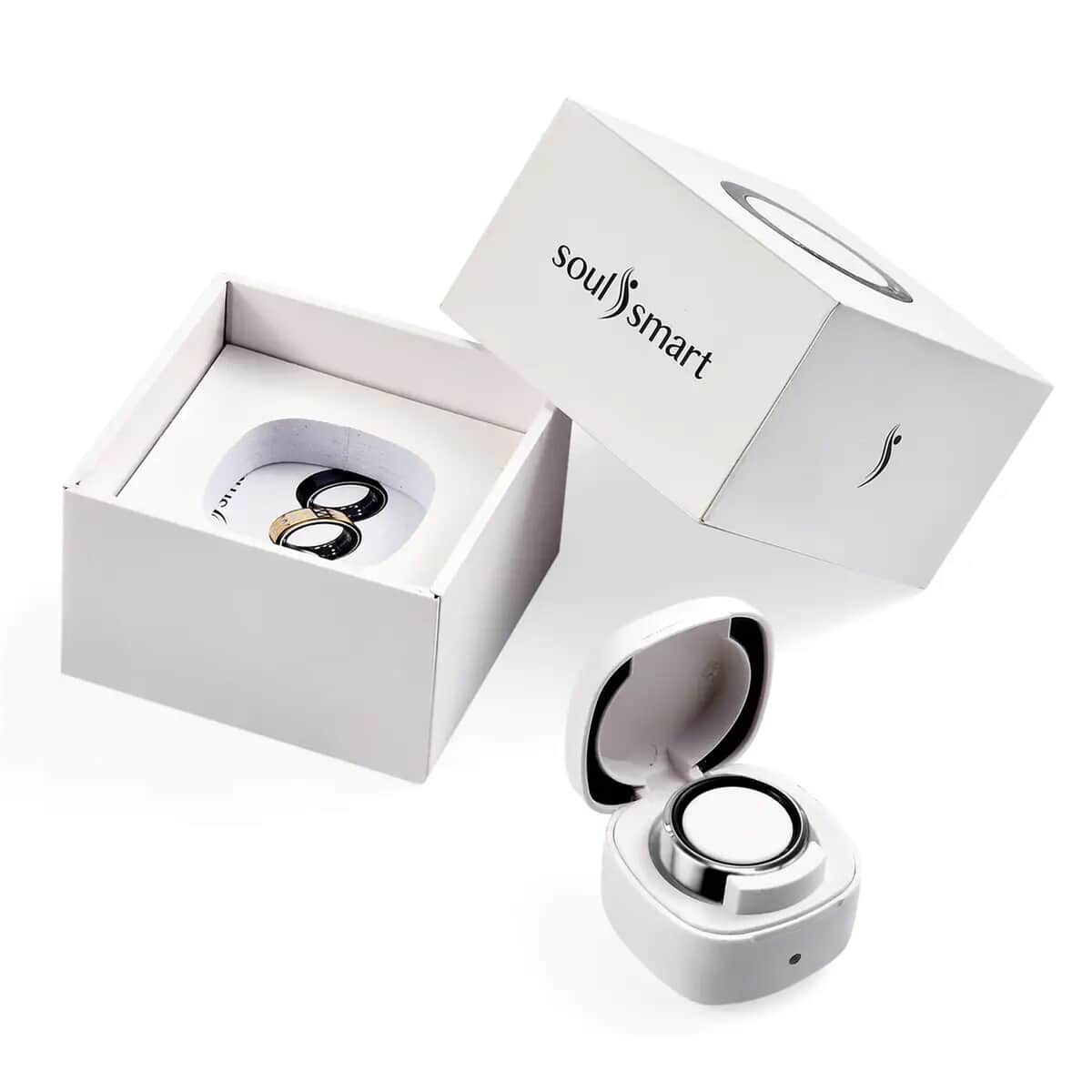 Soulsmart Multifunctional Health Tracker Smart Ring (Size 7.0) in Stainless Steel (Compatible with Android 5.0+ & Apple IOS 10.0+ Systems) image number 9