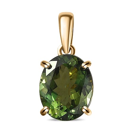 Natural Green Apatite / 10K Gold / Standard - Product card gallery slide 1 (10177281982777)
