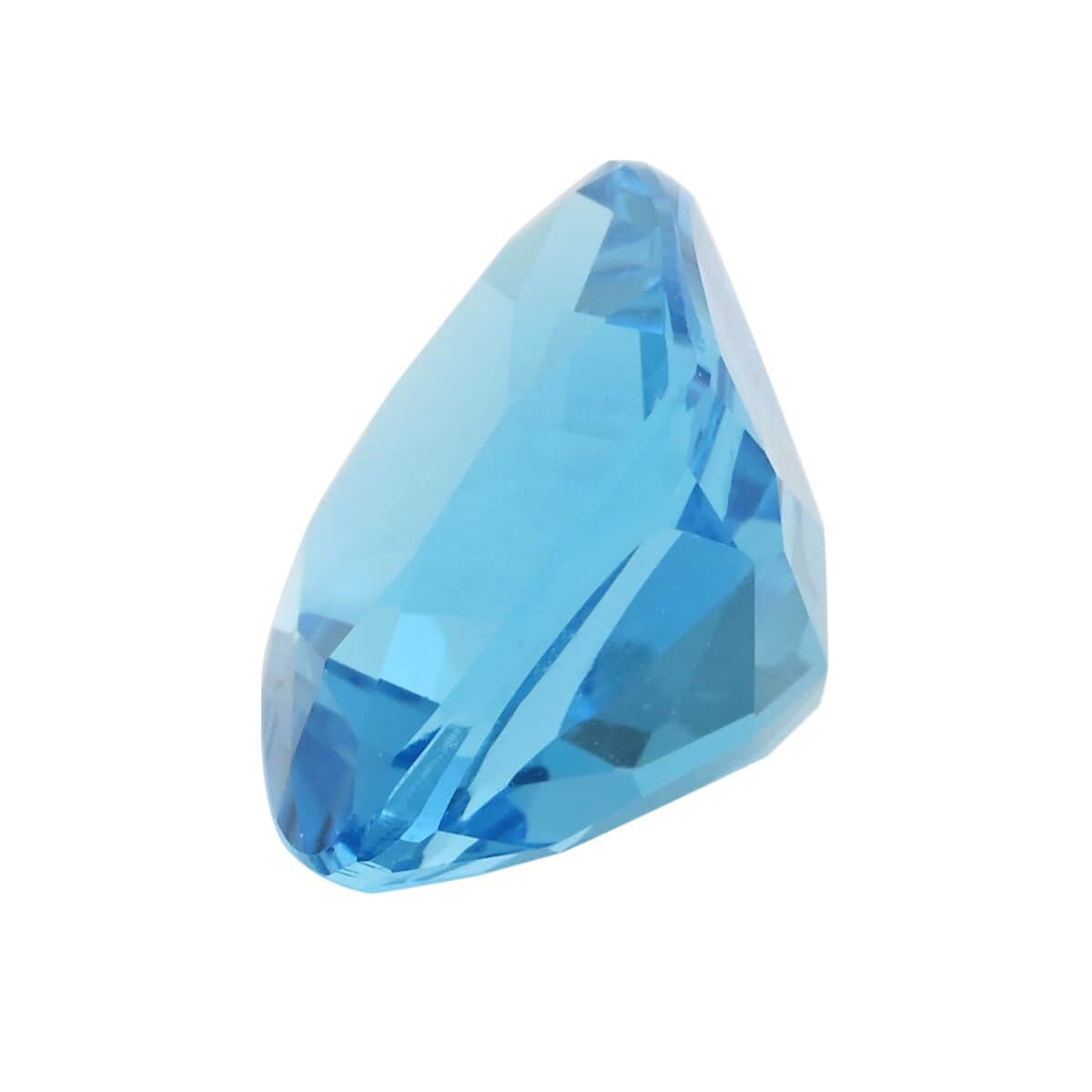 AAAA Swiss Blue Topaz (Cush 11x11 mm) 6.00 ctw image number 1