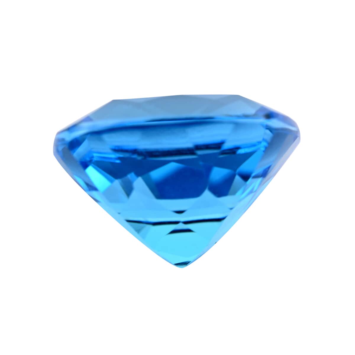 AAAA Swiss Blue Topaz (Cush 11x11 mm) 6.00 ctw image number 2