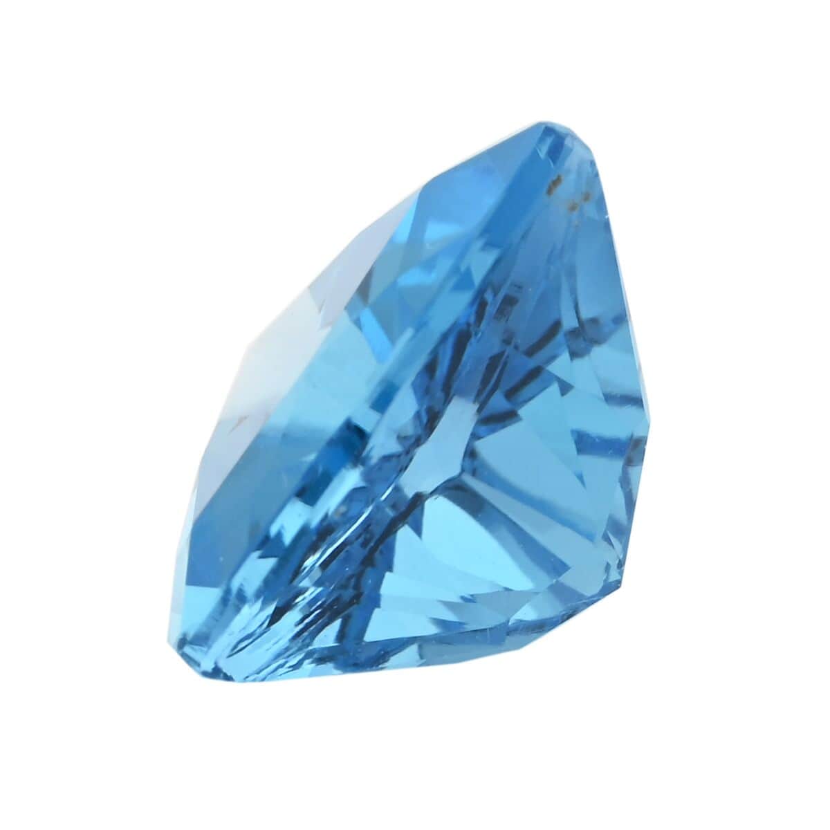 AAAA Swiss Blue Topaz (Trl 12 mm) 6.00 ctw image number 1