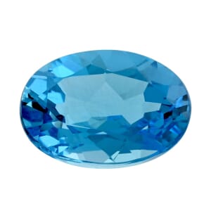 AAAA Swiss Blue Topaz (Ovl 14x10 mm) 6.00 ctw