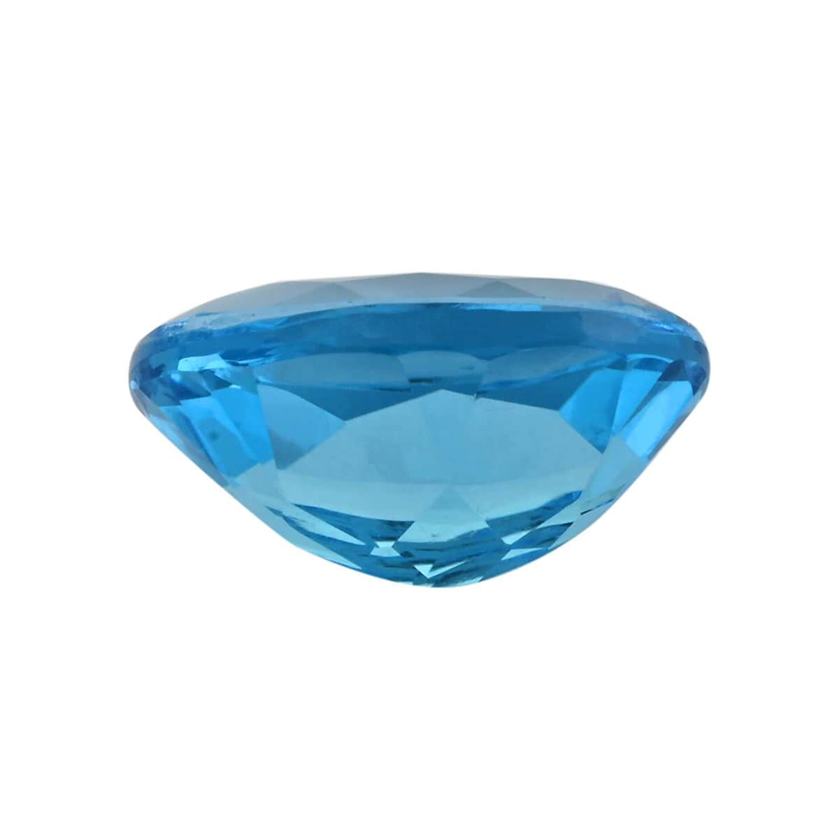 AAAA Swiss Blue Topaz (Ovl 14x10 mm) 6.00 ctw image number 2