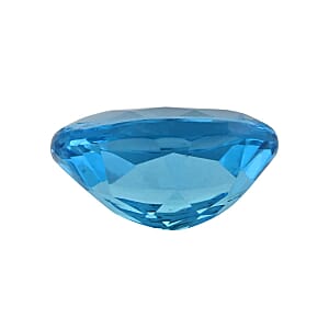 AAAA Swiss Blue Topaz (Ovl 14x10 mm) 6.00 ctw