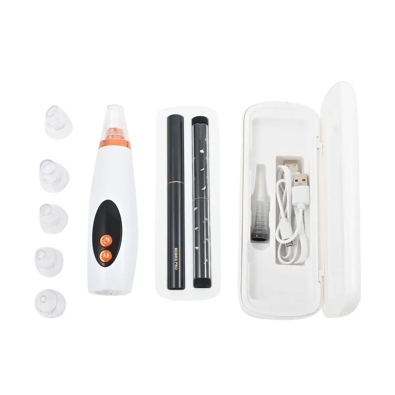 Bebird Pro FDA Ear Wax Removal Tool with HD Camera and 6 LED Lights BONUS Blackhead Remover Tool (Kit for iOS & Android) – Black