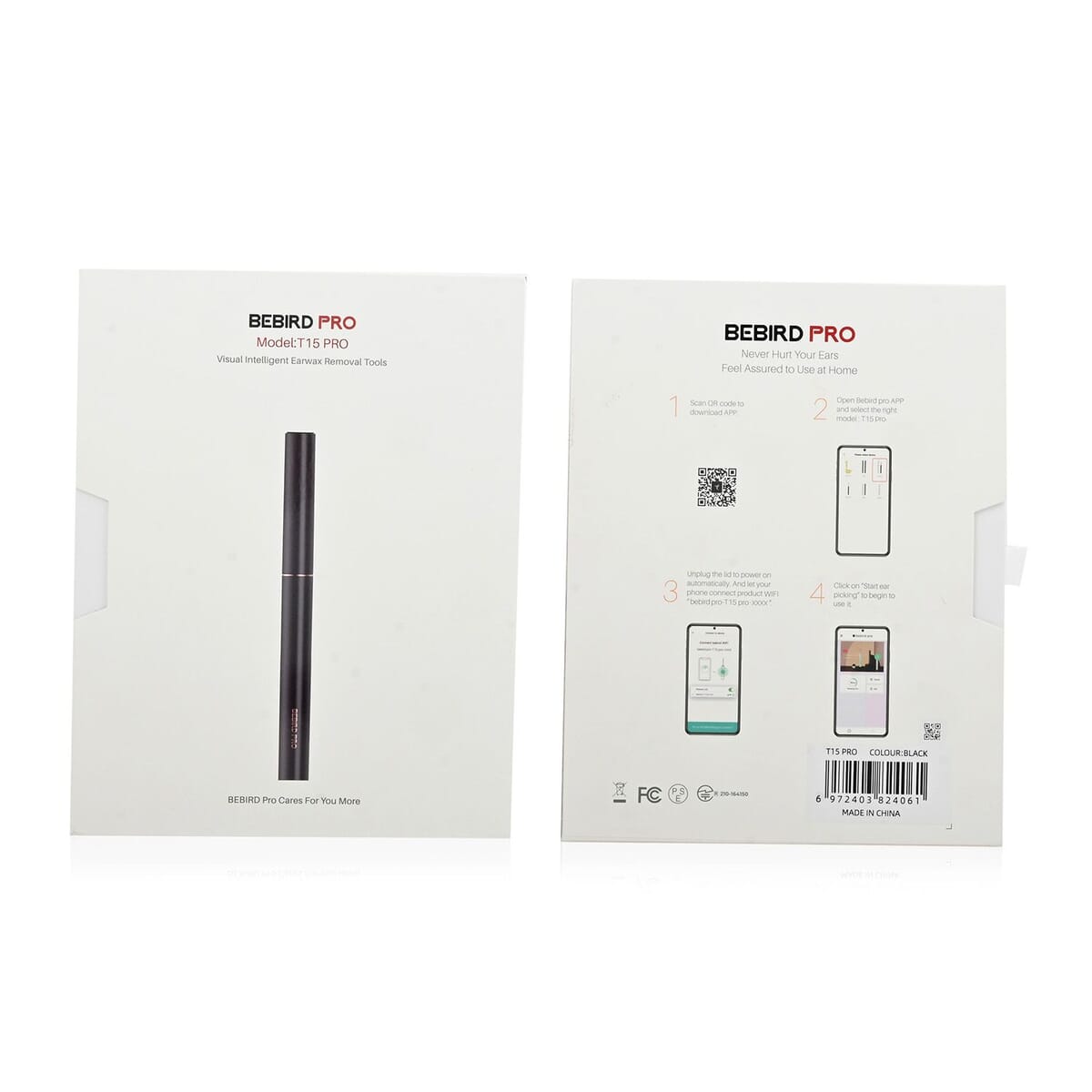 Bebird Pro Ear Wax Removal Tool with HD Camera â€“ Black image number 7