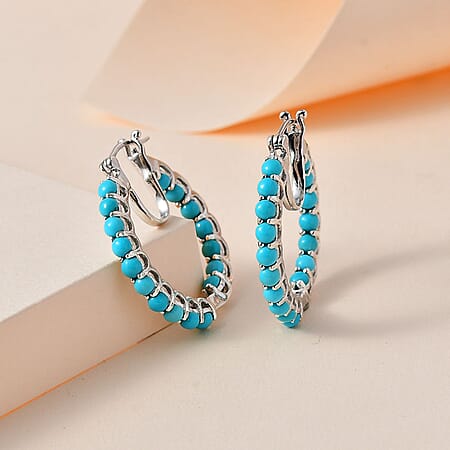 Sleeping Beauty Turquoise / 925 Silver / Platinum Overlay - Product card gallery slide 2 (10177287192889)