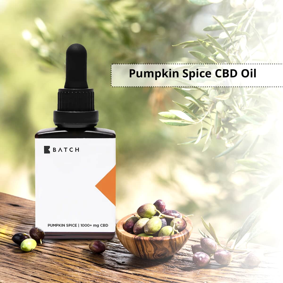 Batch Pumpkin Spice CBD Oil 1000mg image number 1