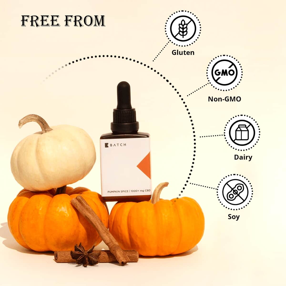 Batch Pumpkin Spice CBD Oil 1000mg image number 3