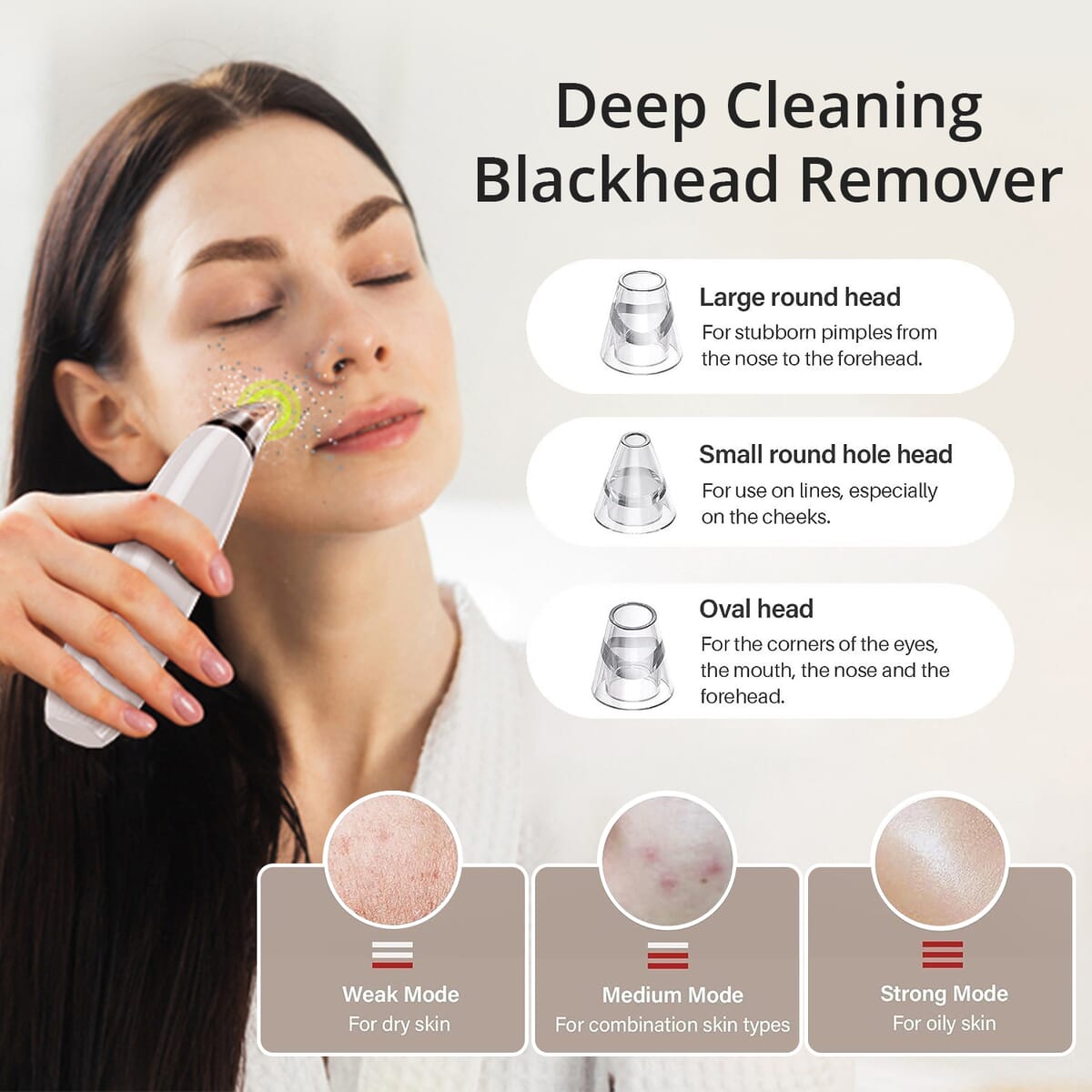 Bebird Pro FDA Ear Wax Removal Tool with HD Camera and 6 LED Lights BONUS Blackhead Remover Tool (Kit for iOS & Android) - White image number 3