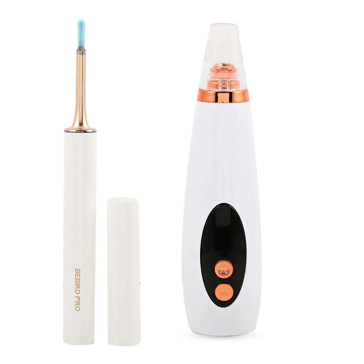 Bebird Pro FDA Ear Wax Removal Tool with HD Camera and 6 LED Lights BONUS Blackhead Remover Tool (Kit for iOS & Android) - White image number 5