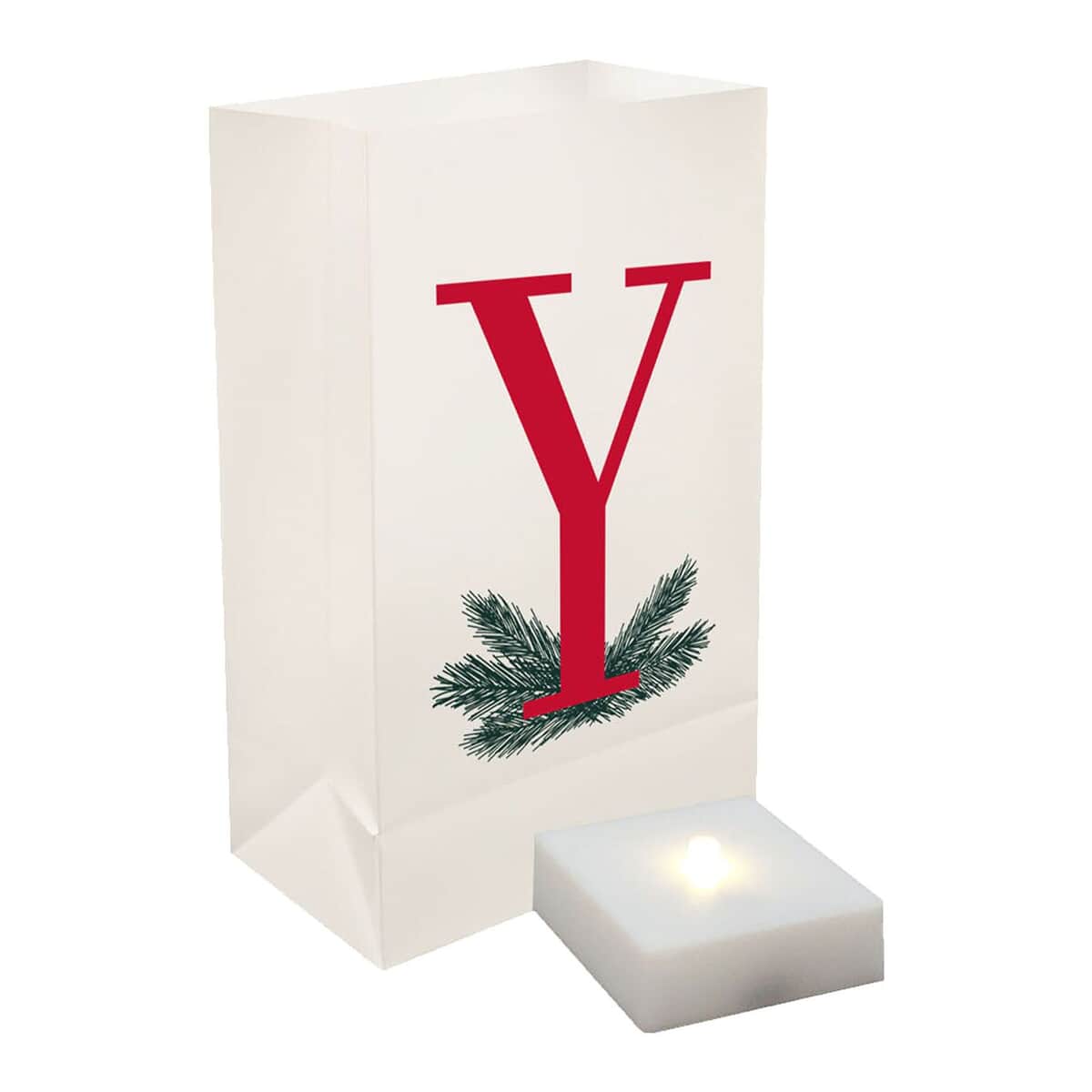 Lumabase Christmas-Battery Operated LED Luminaria Kit, JOY – Set of 6 image number 6