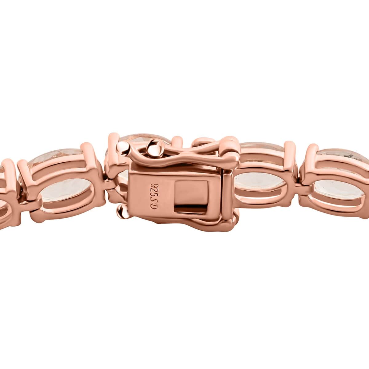 Marropino Morganite Bracelet in 14K RG Over Sterling Silver (7.50 In) (Del. in 10-12 Days) 19.10 ctw image number 2