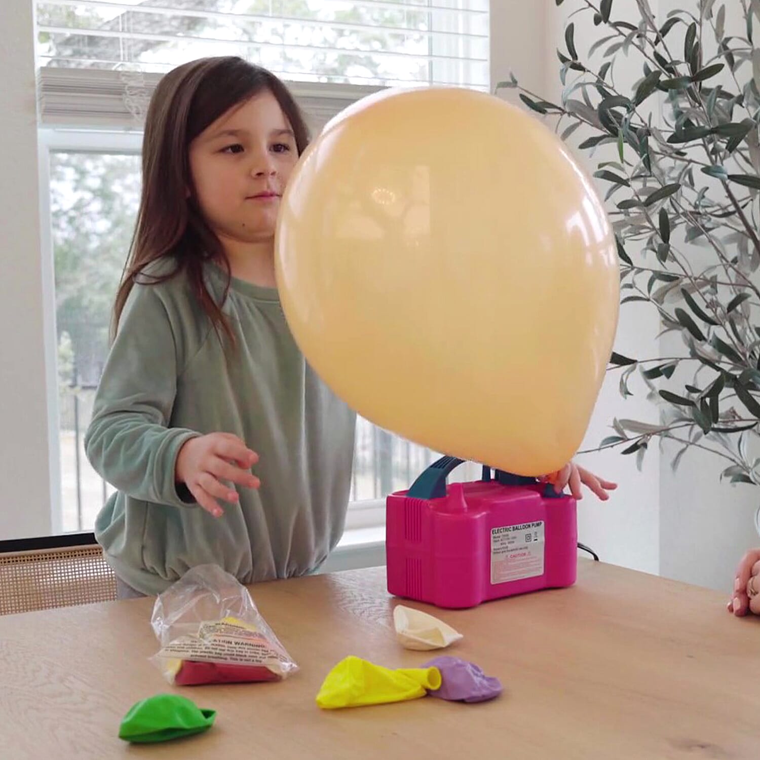 Portable Dual Nozzle Electric Balloon Machine Inflator Air Pump