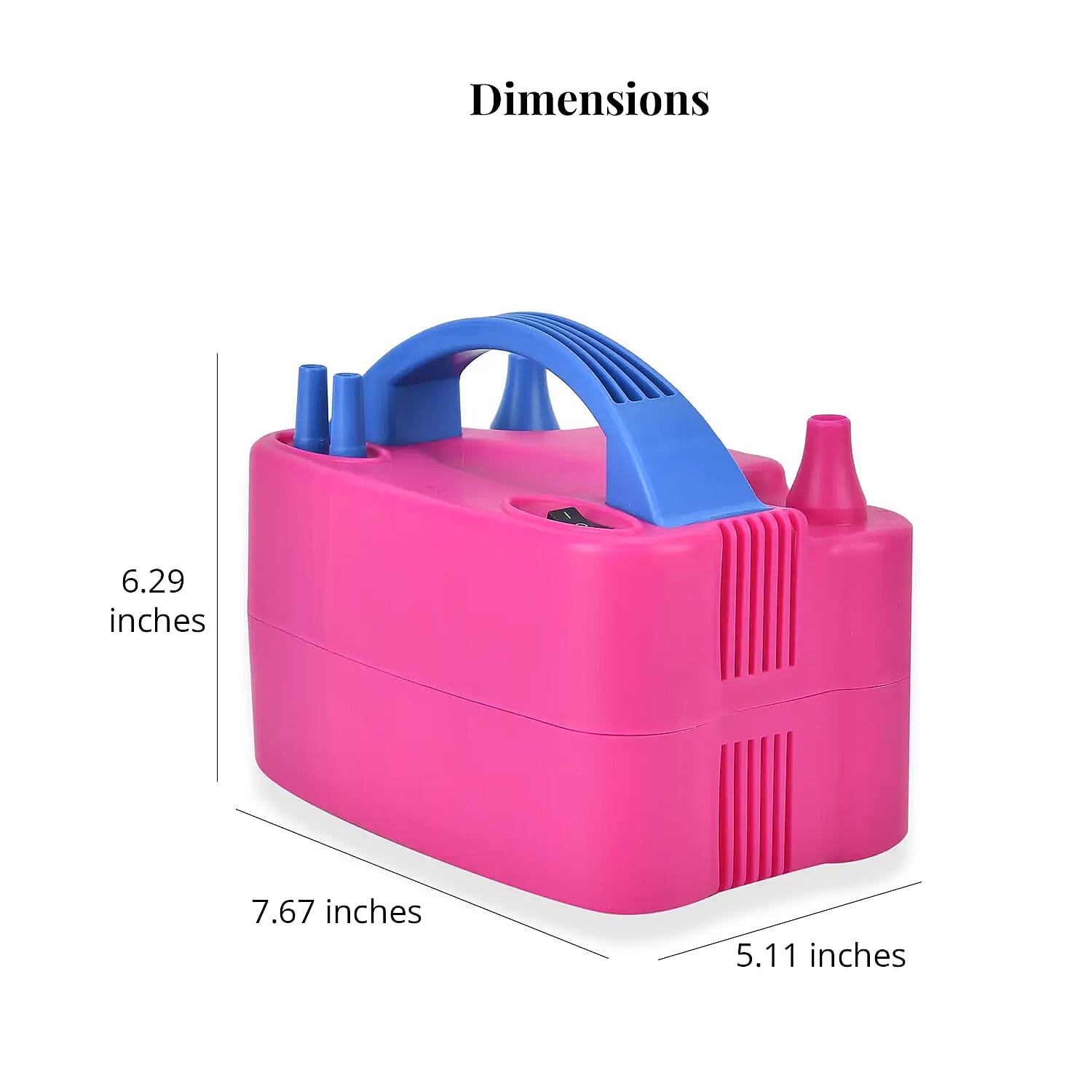 Portable Dual Nozzle Electric Balloon Machine Inflator Air Pump