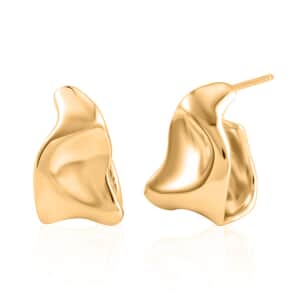 14K Yellow Gold Over Sterling Silver Earrings 7.85 Grams