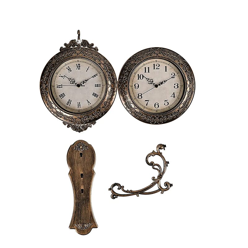 Bronze Decorative Vintage Wall Clock