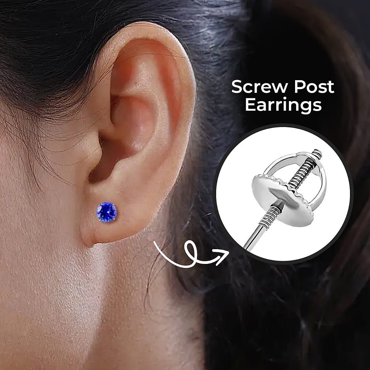  Certified & Appraised Rhapsody 950 Platinum AAAA Tanzanite Round Stud Earrings 2.30 ctw image number 2