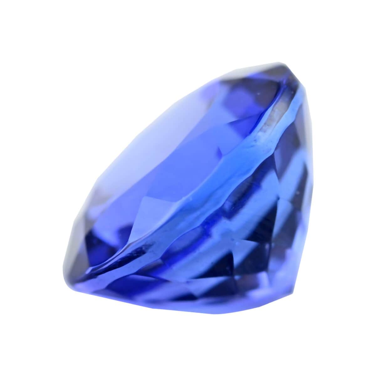 Certified and Appraised AAAA VIVID Tanzanite (Rnd Free Size) 12.00 ctw image number 1