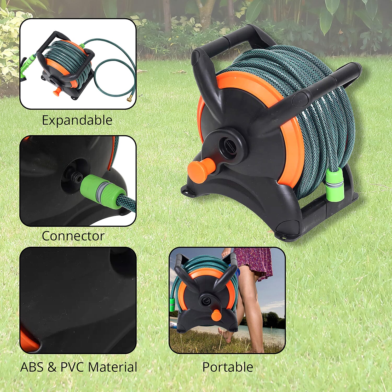 Last in Stock 100FT Garden Hose 7 Function Spray Gun