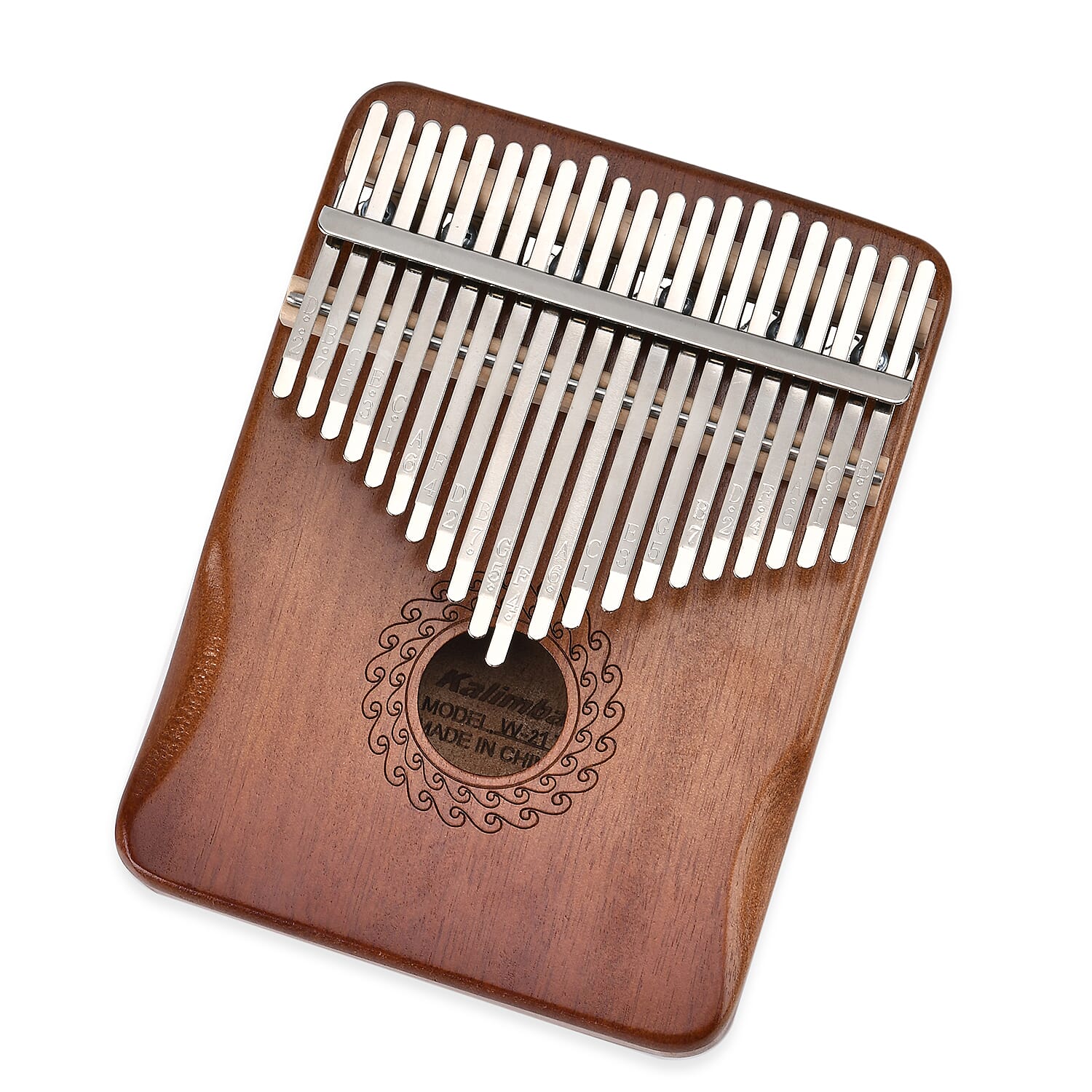 Kalimba- 21 Sound Thumb Piano - Brown