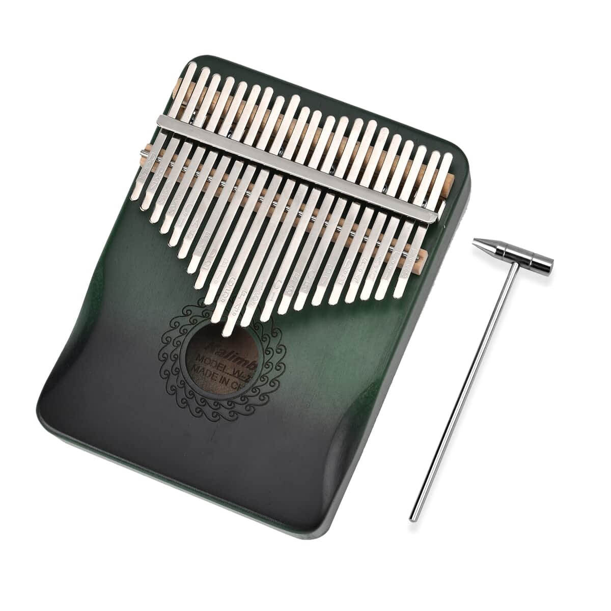 Kalimba- 21 Sound Thumb Piano - Green image number 1