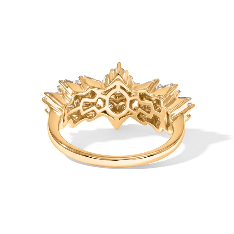 Diamond I1 1.00 ctw Ring in 14K Yellow Gold (Size 6.5)