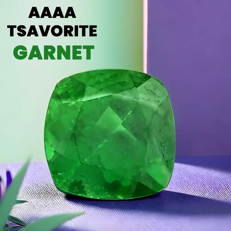 AAAA Tsavorite Garnet (Cush Free Size) 1.00 ctw