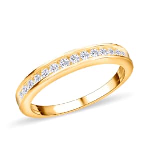 10K Yellow Gold Diamond Band Ring (Size 7.0) 0.25 ctw