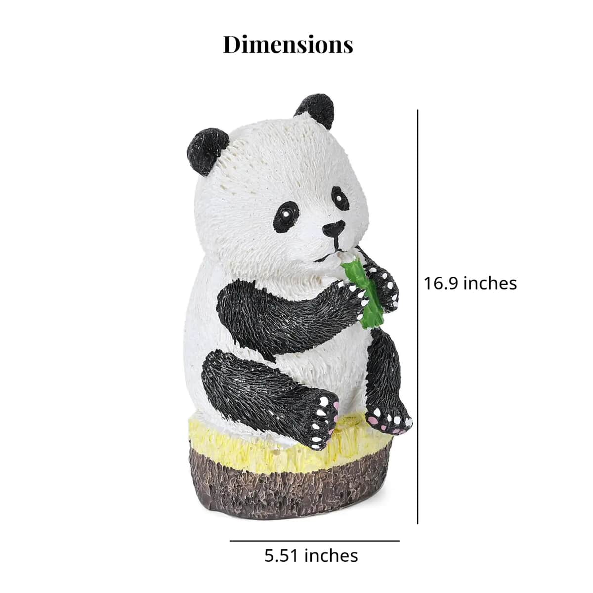 Panda Figurine Solar Stake Outdoor Waterproof Garden Light image number 5